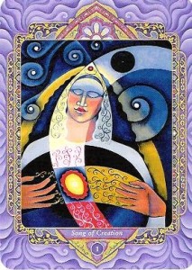 "Song Of Creation" From The Triple Goddess Tarot. Image By Mara Friedman