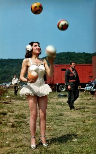 Performer Lottie Brunn Juggling 1949