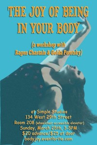 joy of being in your body workshop flyer ragen chastain golda poretsky