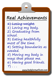 weight loss is not a worthy achievement