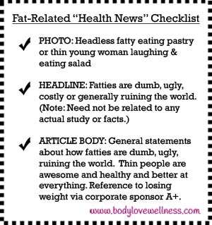Health News Checklist From Body Love Wellness 