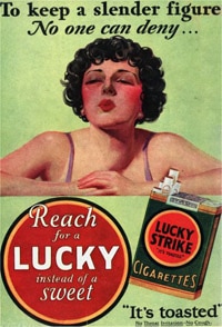 lucky strike weight loss ad