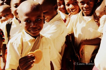 Children in Haiti at a Sundara handwashing class